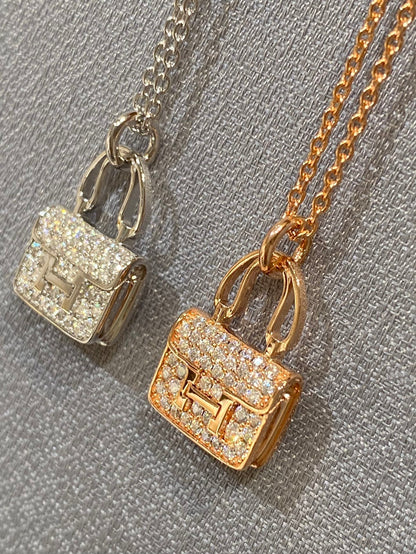 [Cadisa]CONSTANCE PEDANT DIAMOND NECKLACE