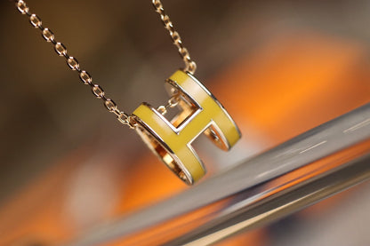 [Cadisa]POP H PEDANT PINK GOLD
