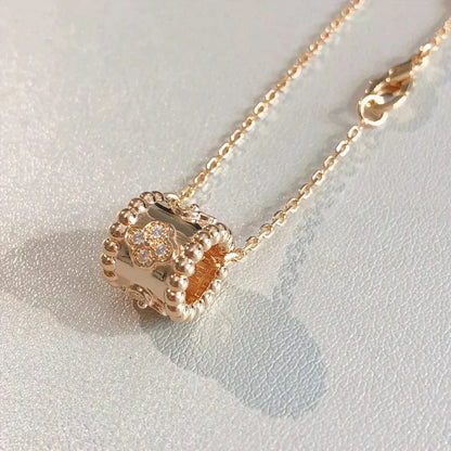 [Cadisa]PERLEE PEDANT NECKLACE GOLD / ROSE GOLD