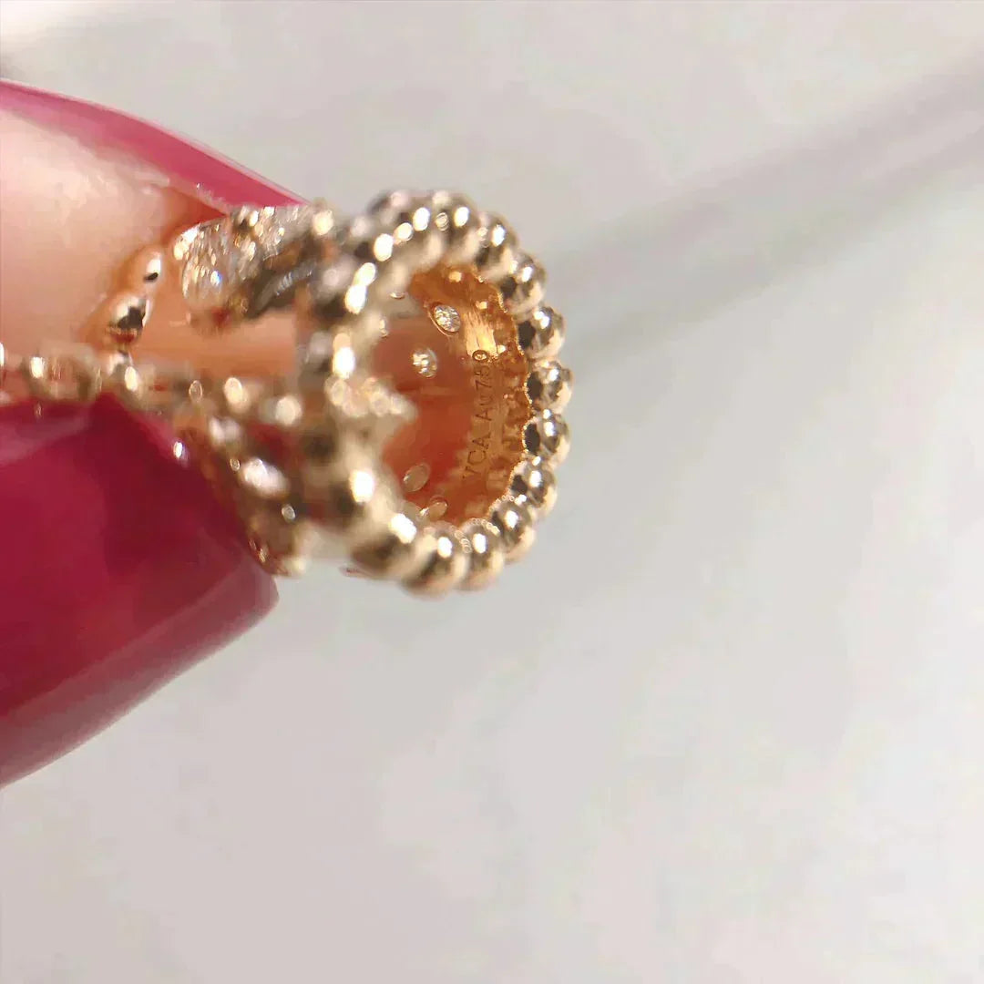 [Cadisa]PERLEE PEDANT NECKLACE GOLD / ROSE GOLD