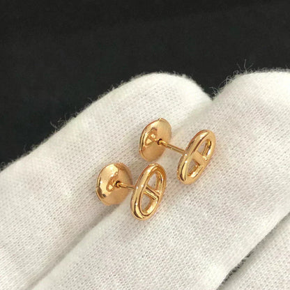 [Cadisa]CHAINE SMALL EARRINGS GOLD AND SILVER