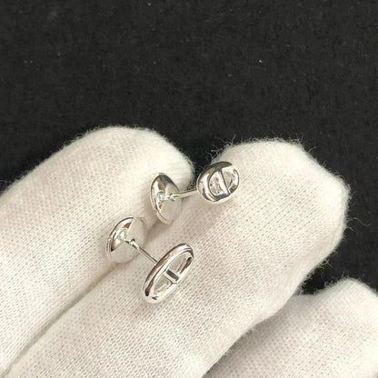 [Cadisa]CHAINE SMALL EARRINGS GOLD AND SILVER