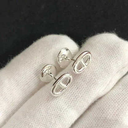 [Cadisa]CHAINE SMALL EARRINGS GOLD AND SILVER