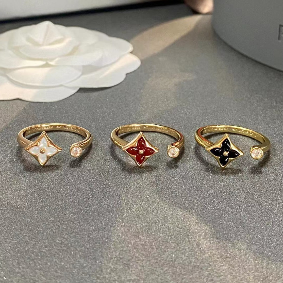 [Cadisa]STAR 1 DIAMOND OPEN RING