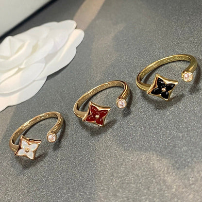 [Cadisa]STAR 1 DIAMOND OPEN RING