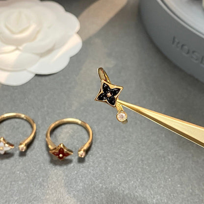 [Cadisa]STAR 1 DIAMOND OPEN RING