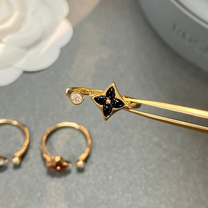 [Cadisa]STAR 1 DIAMOND OPEN RING