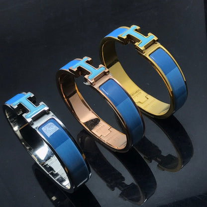 [Cadisa]H BRACELET BLUE RAINBOW CERAMIC