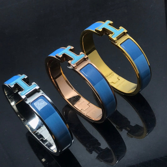 [Cadisa]H BRACELET BLUE RAINBOW CERAMIC