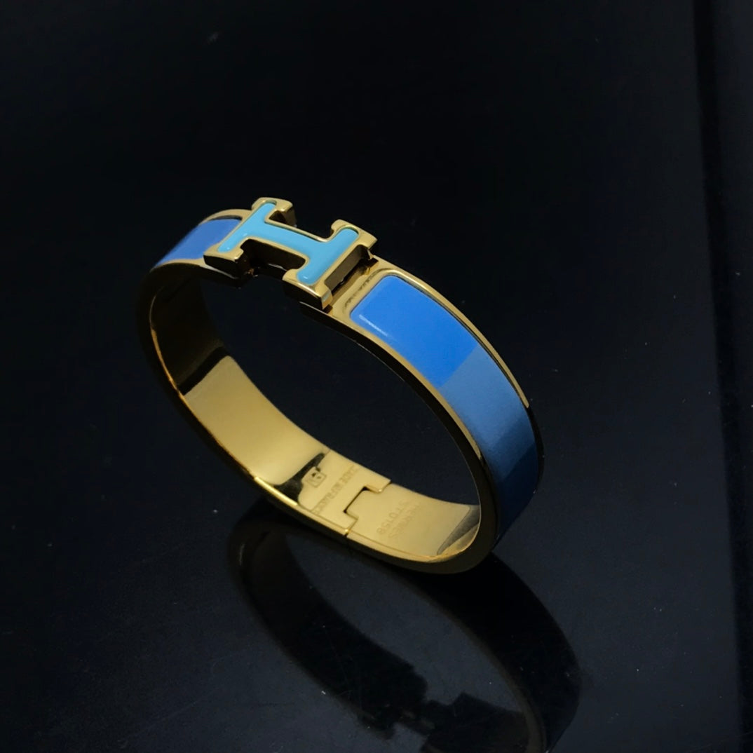 [Cadisa]H BRACELET BLUE RAINBOW CERAMIC