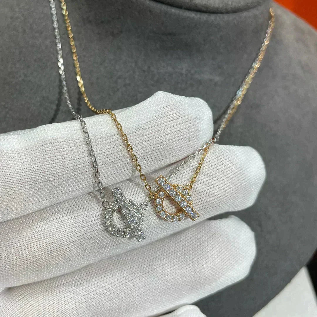 [Cadisa]ECHAPEE NECKLACE DIAMOND