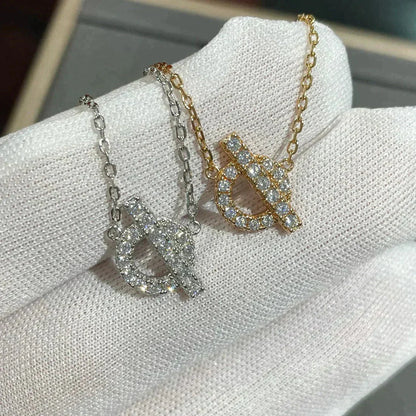 [Cadisa]ECHAPEE NECKLACE DIAMOND