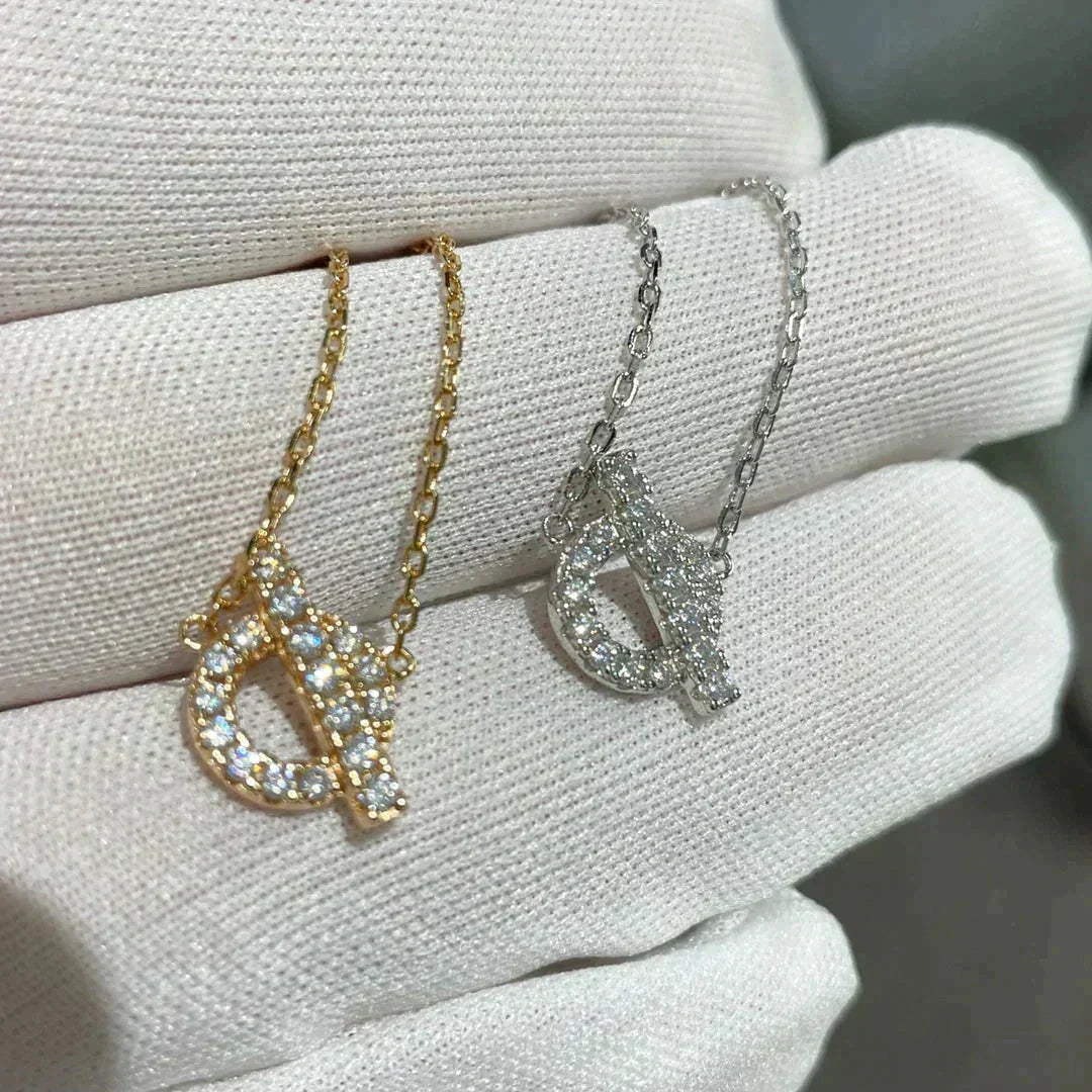 [Cadisa]ECHAPEE NECKLACE DIAMOND