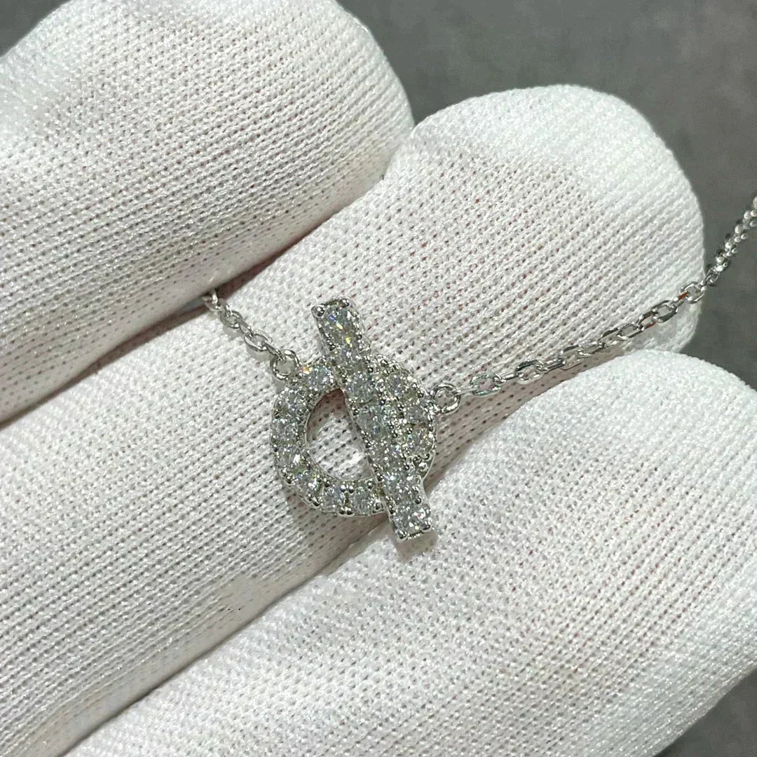 [Cadisa]ECHAPEE NECKLACE DIAMOND