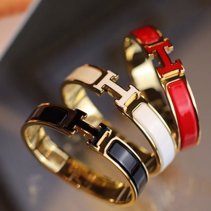 [Cadisa]H BRACELET 12MM GOLD