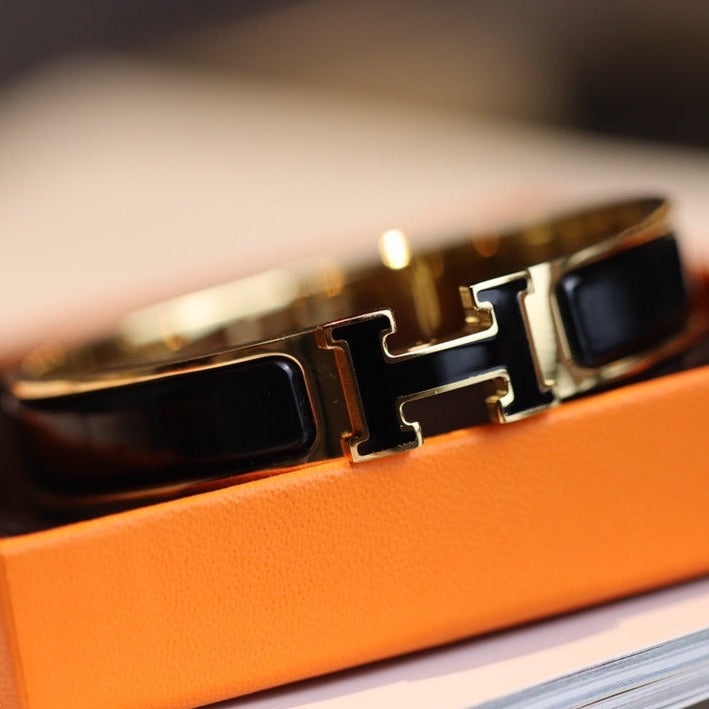 [Cadisa]H BRACELET 12MM GOLD