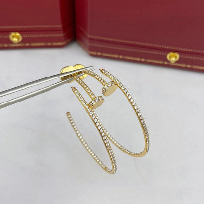 [Cadisa] JUSTE FULL DIAMOND LARGE EARRINGS