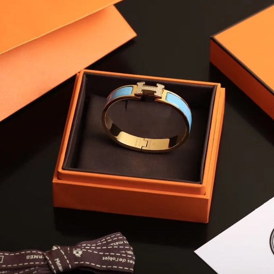 [Cadisa]H CLOUD BLUE BRACELET GOLD DIAMOND