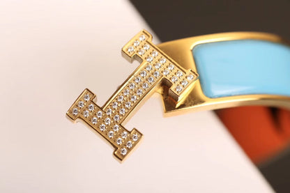 [Cadisa]H CLOUD BLUE BRACELET GOLD DIAMOND