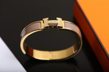 [Cadisa]H BRACELET GOLD DIAMOND