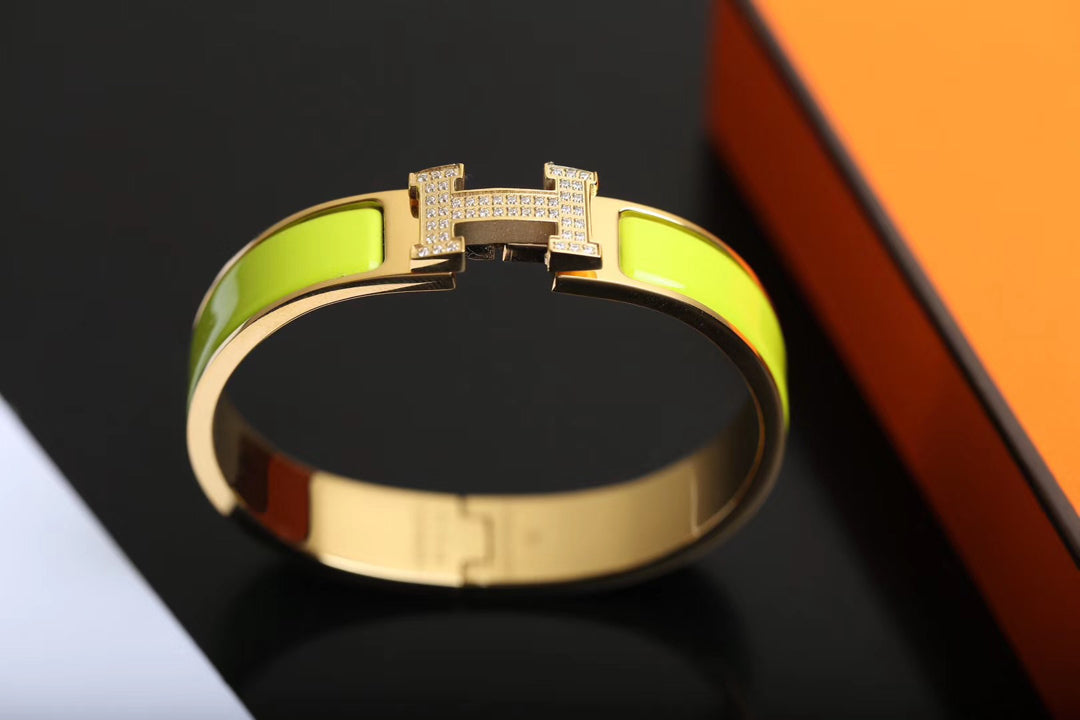 [Cadisa]H BRACELET GOLD DIAMOND
