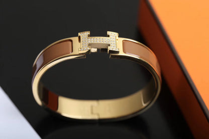 [Cadisa]H BRACELET GOLD DIAMOND