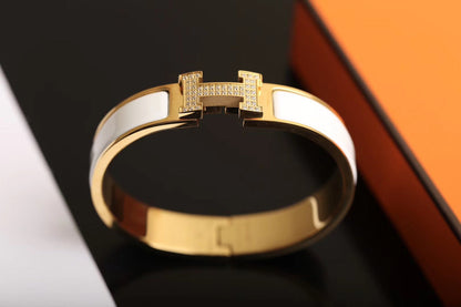[Cadisa]H BRACELET GOLD DIAMOND