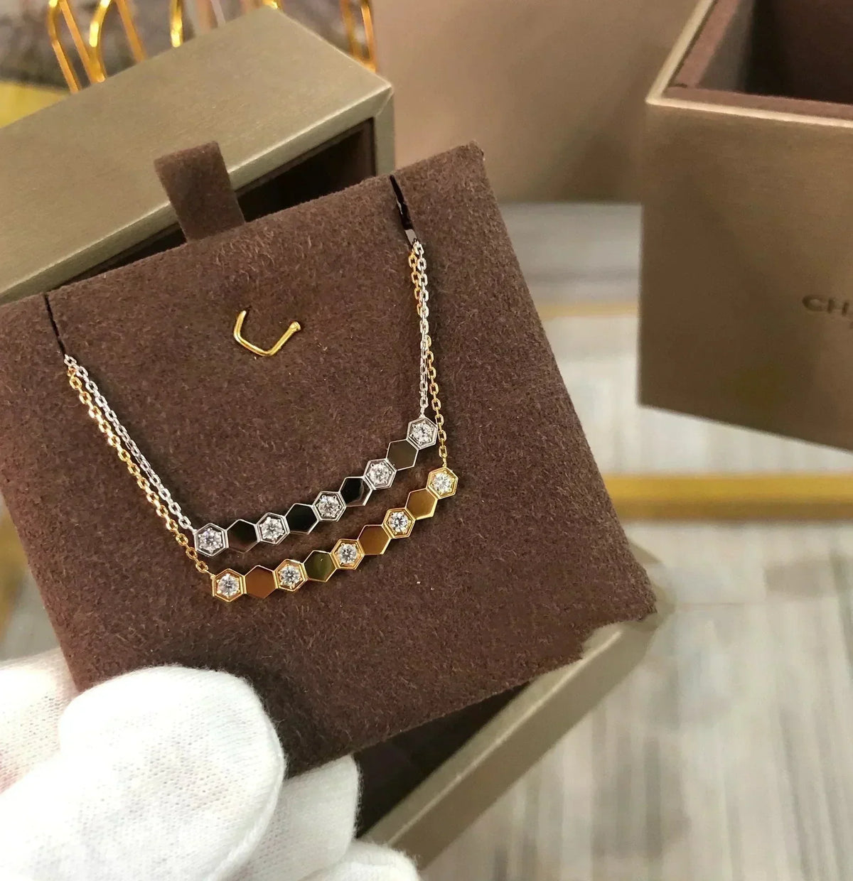 [Cadisa]BEE LOVE NECKLACE DIAMOND
