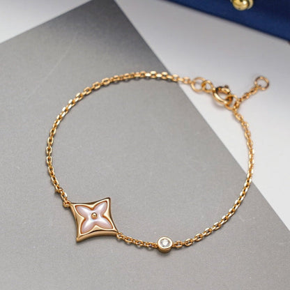 [Cadisa]STAR 1 DIAMOND PINK GOLD BRACELET