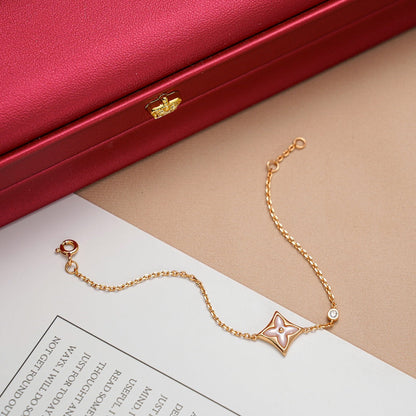 [Cadisa]STAR 1 DIAMOND PINK GOLD BRACELET