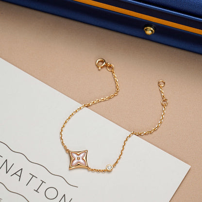 [Cadisa]STAR 1 DIAMOND PINK GOLD BRACELET