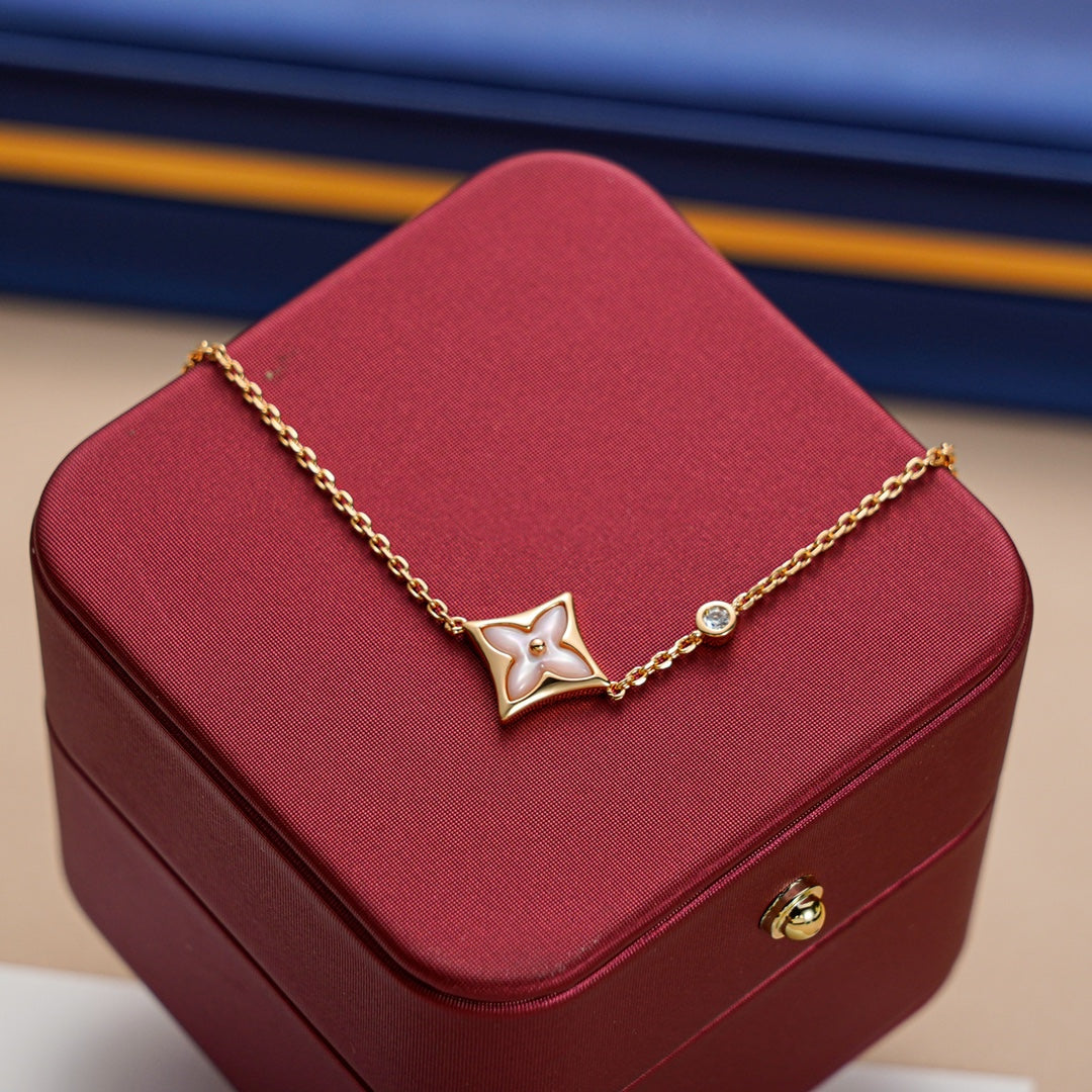 [Cadisa]STAR 1 DIAMOND PINK GOLD BRACELET