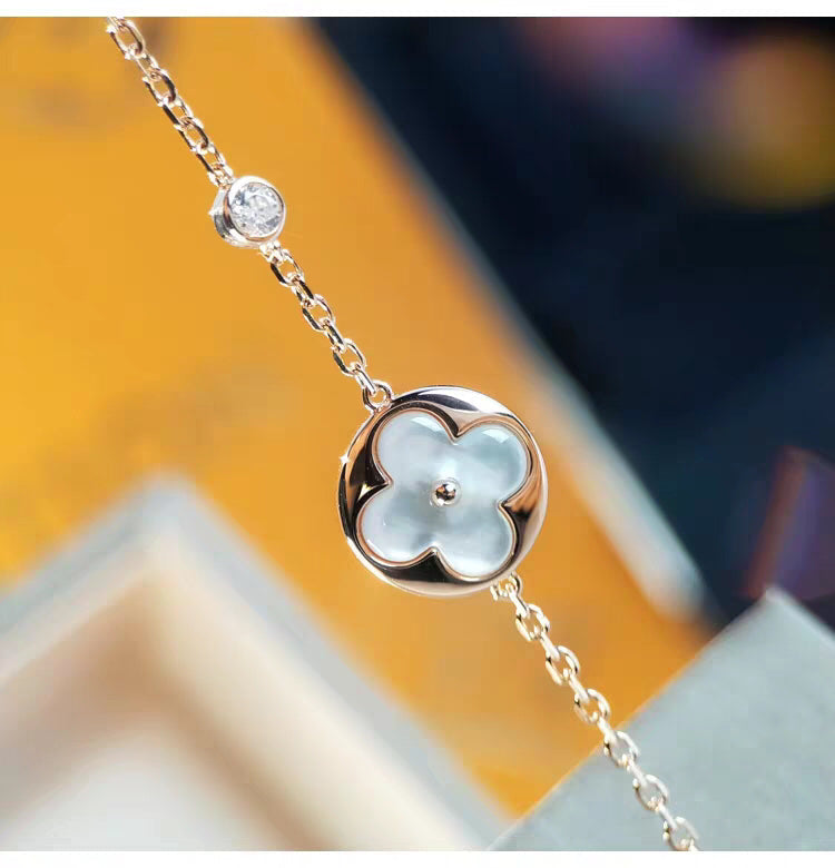 [Cadisa]SUN MOP GOLD 1 DIAMOND NECKLACE