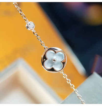 [Cadisa]SUN MOP GOLD 1 DIAMOND NECKLACE