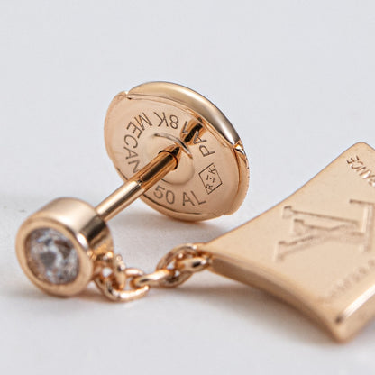[Cadisa]STAR DIAMONDS EARRINGS GOLD