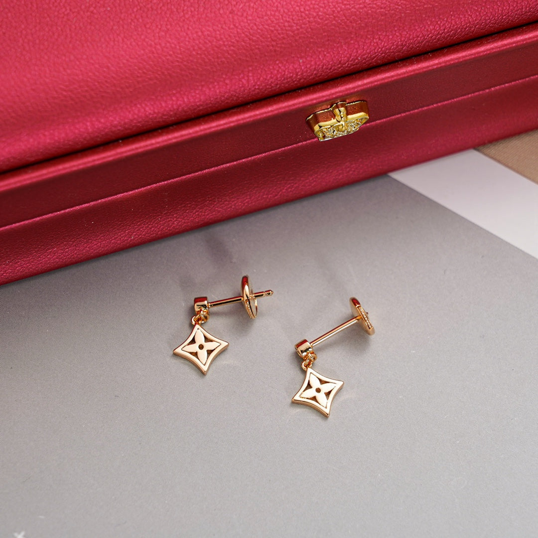 [Cadisa]STAR EARRINGS GOLD