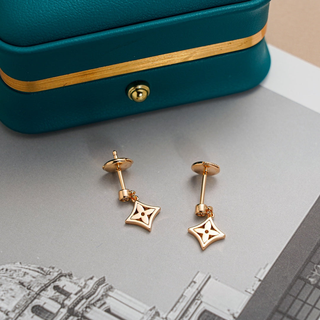[Cadisa]STAR EARRINGS GOLD