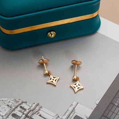 [Cadisa]STAR EARRINGS GOLD