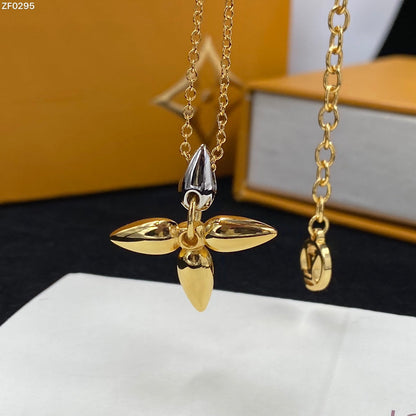 [Cadisa]LOUISETTE PEDANT GOLD NECKLACE