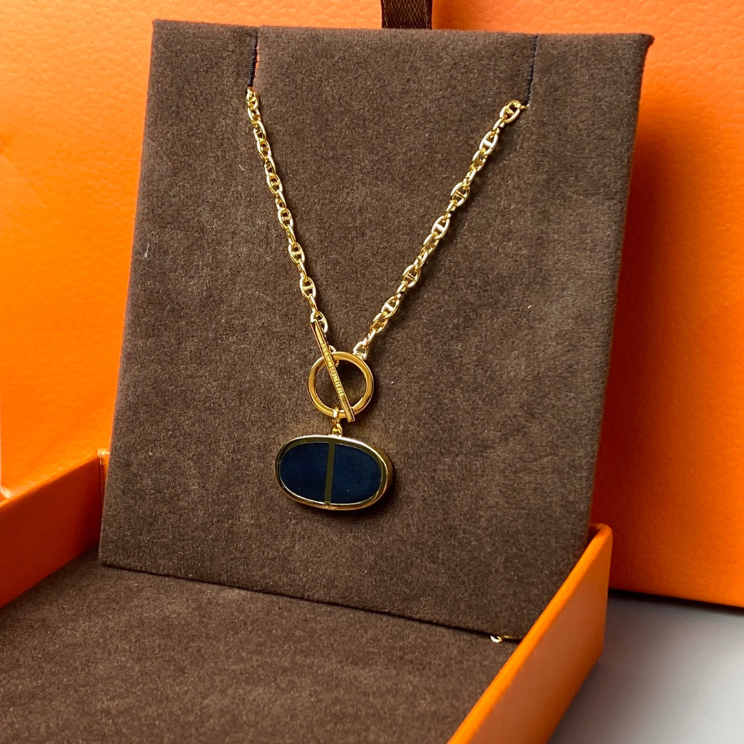 [Cadisa]CHAINE VERSO BLACK CERAMIC NECKLACE