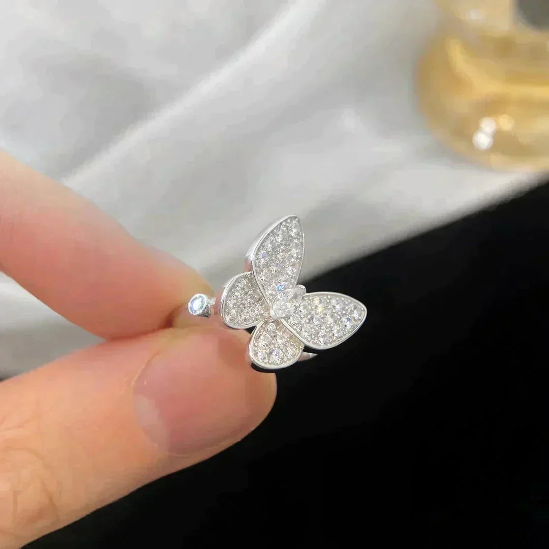 [Cadisa]BUTTERFLY DIAMOND RING