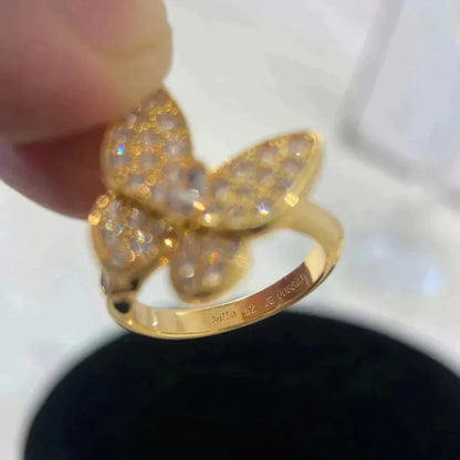 [Cadisa]BUTTERFLY DIAMOND RING