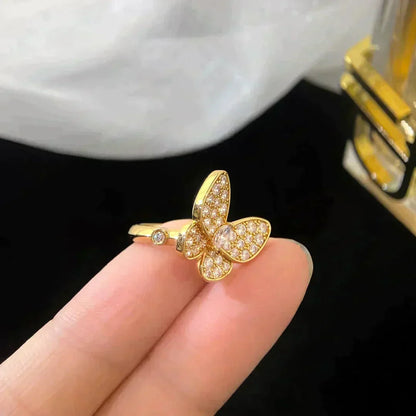 [Cadisa]BUTTERFLY DIAMOND RING