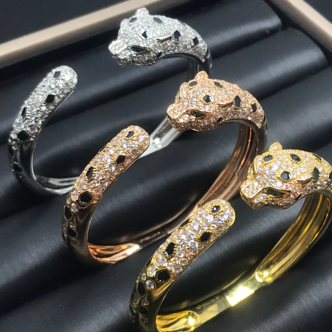 [Cadisa] PANTHERE BIG BRACELET DIAMONDS