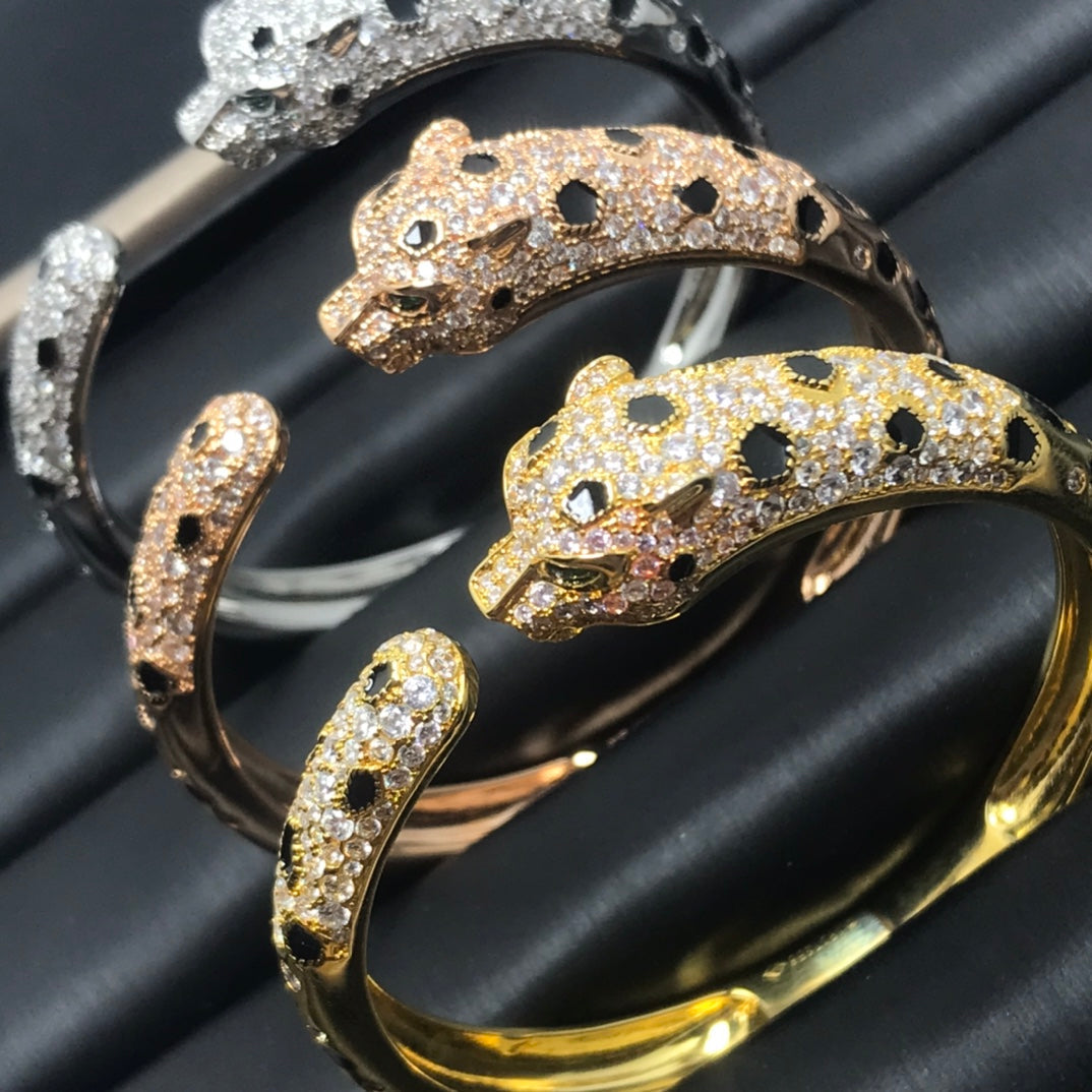 [Cadisa] PANTHERE BIG BRACELET DIAMONDS