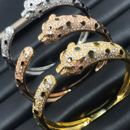 [Cadisa] PANTHERE BIG BRACELET DIAMONDS