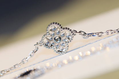 [Cadisa]CLOVER 20 MOTIFS ONYX DIAMOND SILVER