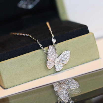 [Cadisa]BUTTERFLY DIAMOND NECKLACE