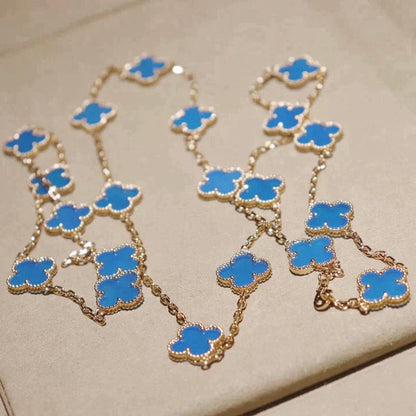 [Cadisa]CLOVER 20 MOTIFS TURQUOISE GOLD