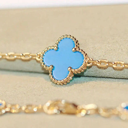 [Cadisa]CLOVER 20 MOTIFS TURQUOISE GOLD